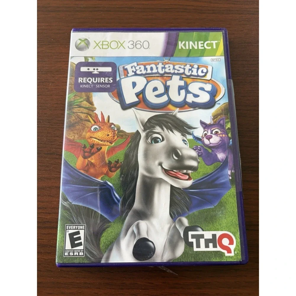 Fantastic Pets (Kinect)- Xbox 360 Video Game With Case Disc And Manual‎